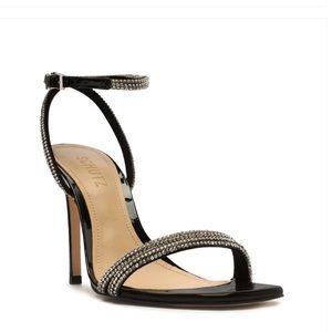 Schutz Altina Glam Sandal in Black Size: 9.5